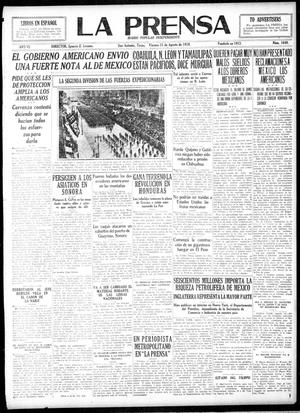 La Prensa (San Antonio, Tex.), Vol. 6, No. 1649, Ed. 1 Friday, August 15, 1919