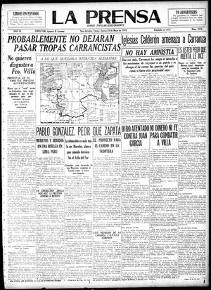La Prensa (San Antonio, Tex.), Vol. 6, No. 1572, Ed. 1 Thursday, May 29, 1919