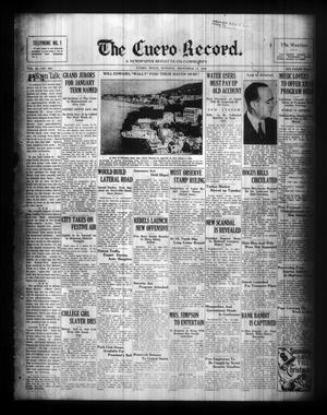 Primary view of object titled 'The Cuero Record. (Cuero, Tex.), Vol. 42, No. 294, Ed. 1 Tuesday, December 15, 1936'.