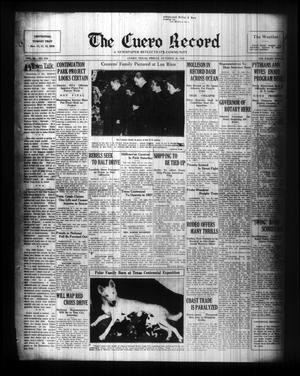 The Cuero Record (Cuero, Tex.), Vol. 42, No. 256, Ed. 1 Friday, October 30, 1936