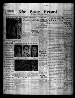 The Cuero Record (Cuero, Tex.), Vol. 44, No. 52, Ed. 1 Thursday, March 3, 1938