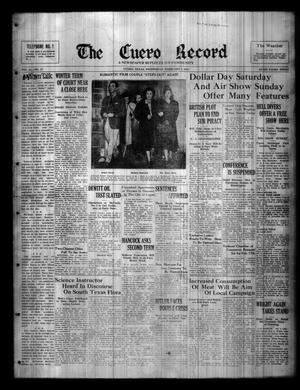 The Cuero Record (Cuero, Tex.), Vol. 44, No. 27, Ed. 1 Wednesday, February 2, 1938