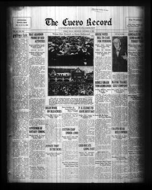 The Cuero Record (Cuero, Tex.), Vol. 42, No. 243, Ed. 1 Thursday, October 15, 1936