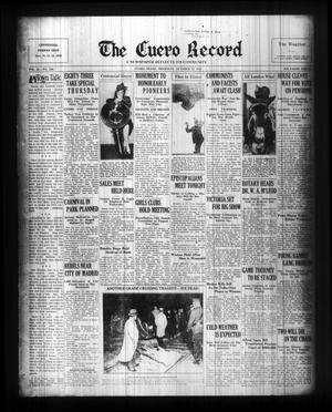 The Cuero Record (Cuero, Tex.), Vol. 42, No. 249, Ed. 1 Thursday, October 22, 1936