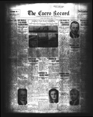 The Cuero Record (Cuero, Tex.), Vol. 39, No. 83, Ed. 1 Friday, April 7, 1933