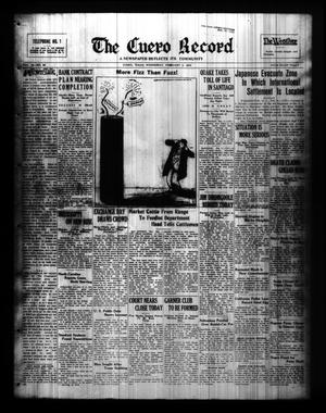The Cuero Record (Cuero, Tex.), Vol. 38, No. 28, Ed. 1 Wednesday, February 3, 1932