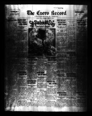 The Cuero Record (Cuero, Tex.), Vol. 38, No. 65, Ed. 1 Thursday, March 17, 1932