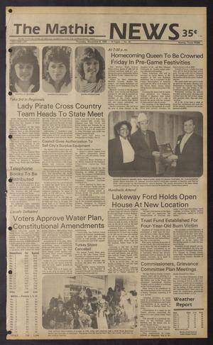 The Mathis News (Mathis, Tex.), Vol. 62, No. 45, Ed. 1 Thursday, November 7, 1985
