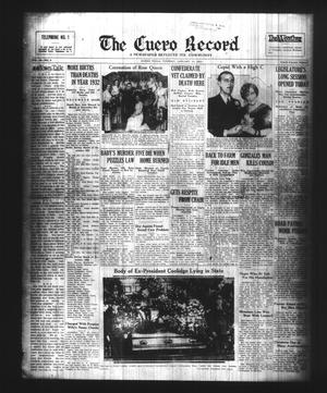 The Cuero Record (Cuero, Tex.), Vol. 39, No. 9, Ed. 1 Tuesday, January 10, 1933