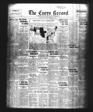 The Cuero Record (Cuero, Tex.), Vol. 39, No. 49, Ed. 1 Sunday, February 26, 1933