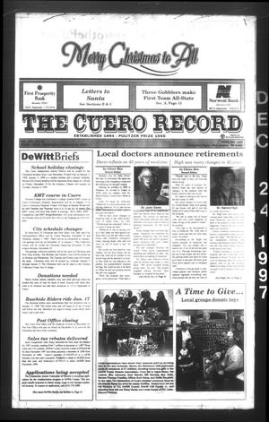 The Cuero Record (Cuero, Tex.), Vol. 103, No. 51, Ed. 1 Wednesday, December 24, 1997
