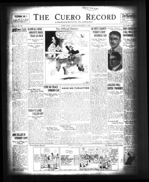 The Cuero Record (Cuero, Tex.), Vol. 36, No. 269, Ed. 1 Tuesday, November 11, 1930