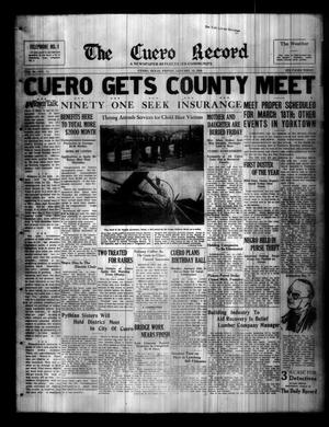 The Cuero Record (Cuero, Tex.), Vol. 44, No. 11, Ed. 1 Friday, January 14, 1938