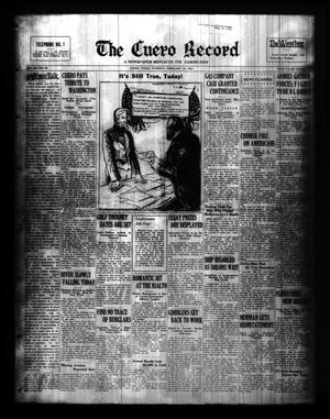 The Cuero Record (Cuero, Tex.), Vol. 38, No. 45, Ed. 1 Tuesday, February 23, 1932
