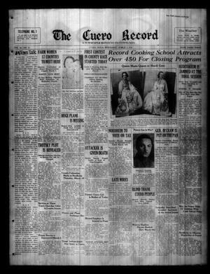 The Cuero Record (Cuero, Tex.), Vol. 44, No. 51, Ed. 1 Wednesday, March 2, 1938