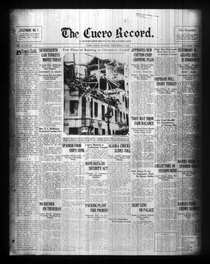 The Cuero Record. (Cuero, Tex.), Vol. 42, No. 277, Ed. 1 Tuesday, November 24, 1936