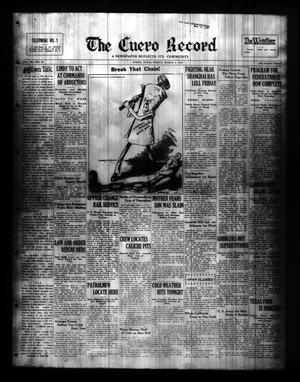 The Cuero Record (Cuero, Tex.), Vol. 38, No. 54, Ed. 1 Friday, March 4, 1932