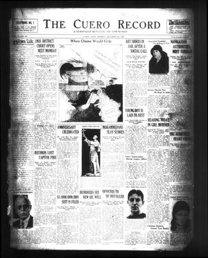 The Cuero Record (Cuero, Tex.), Vol. 36, No. 307, Ed. 1 Monday, December 29, 1930