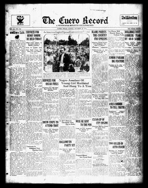The Cuero Record (Cuero, Tex.), Vol. 40, No. 258, Ed. 1 Sunday, October 28, 1934