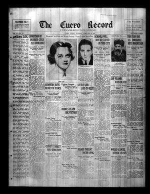 The Cuero Record (Cuero, Tex.), Vol. 44, No. 32, Ed. 1 Tuesday, February 8, 1938