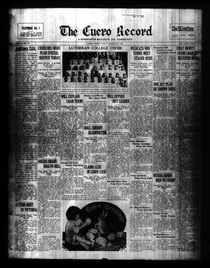 The Cuero Record (Cuero, Tex.), Vol. 38, No. 73, Ed. 1 Sunday, March 27, 1932