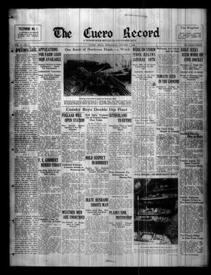 The Cuero Record (Cuero, Tex.), Vol. 44, No. 3, Ed. 1 Wednesday, January 5, 1938