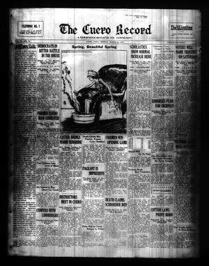 The Cuero Record (Cuero, Tex.), Vol. 38, No. 74, Ed. 1 Monday, March 28, 1932