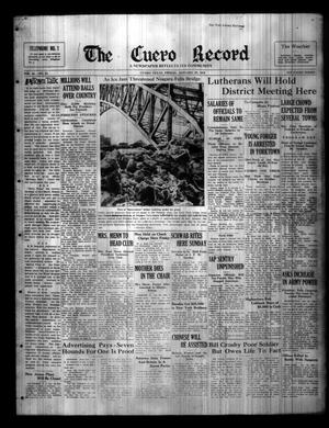 The Cuero Record (Cuero, Tex.), Vol. 44, No. 23, Ed. 1 Friday, January 28, 1938