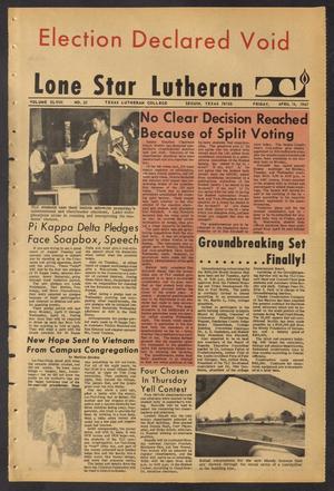 Lone Star Lutheran (Seguin, Tex.), Vol. 48, No. 22, Ed. 1 Friday, April 14, 1967