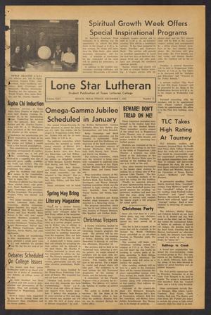 Lone Star Lutheran (Seguin, Tex.), Vol. 44, No. 11, Ed. 1 Friday, December 7, 1962