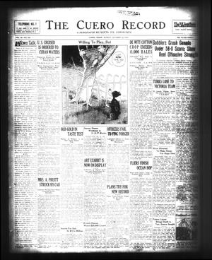 Primary view of object titled 'The Cuero Record (Cuero, Tex.), Vol. 36, No. 243, Ed. 1 Sunday, October 12, 1930'.