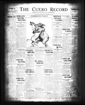 The Cuero Record (Cuero, Tex.), Vol. 36, No. 292, Ed. 1 Wednesday, December 10, 1930