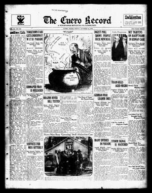 The Cuero Record (Cuero, Tex.), Vol. 40, No. 251, Ed. 1 Friday, October 19, 1934