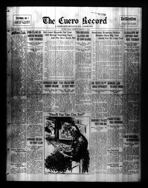 The Cuero Record (Cuero, Tex.), Vol. 38, No. 3, Ed. 1 Tuesday, January 5, 1932
