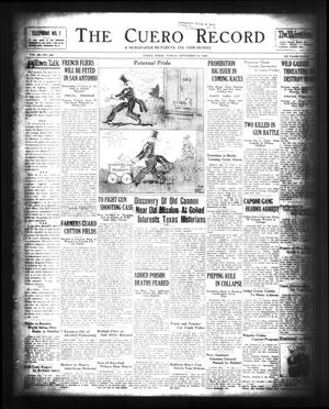 The Cuero Record (Cuero, Tex.), Vol. 36, No. 224, Ed. 1 Friday, September 19, 1930