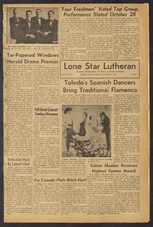 Lone Star Lutheran (Seguin, Tex.), Vol. 47, No. 4, Ed. 1 Friday, October 15, 1965