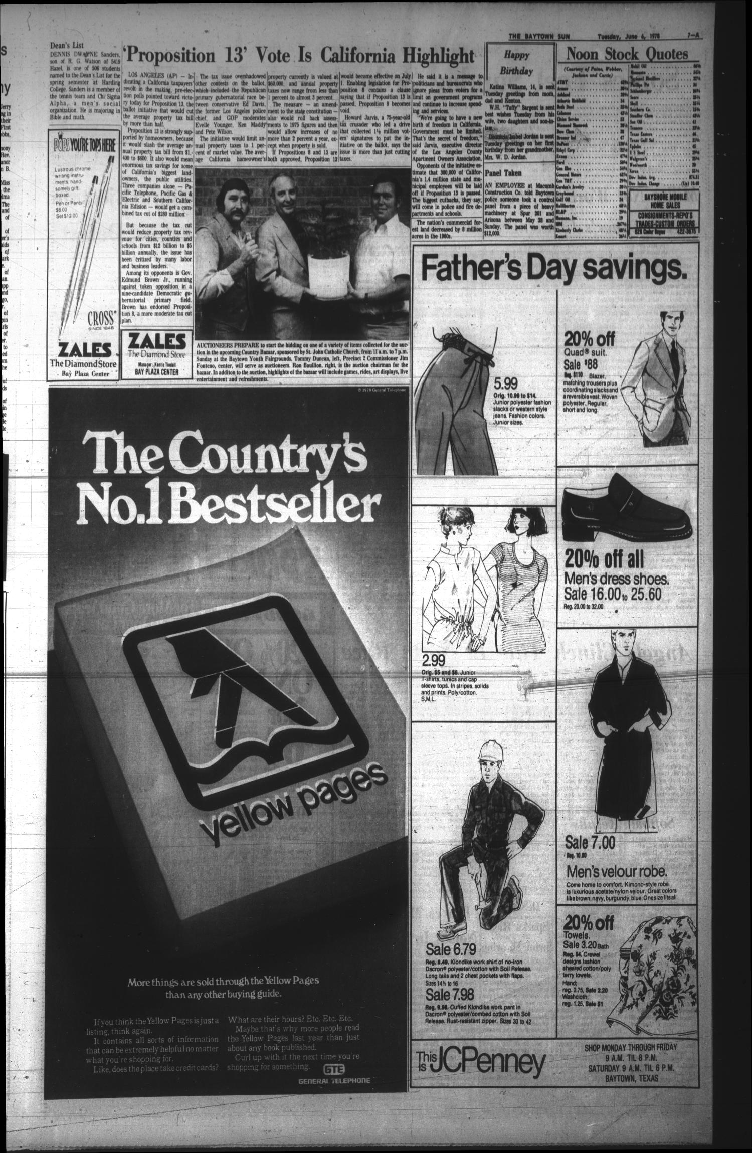 The Baytown Sun (Baytown, Tex.), Vol. 56, No. 205, Ed. 1 Tuesday, June 6, 1978
                                                
                                                    [Sequence #]: 7 of 12
                                                