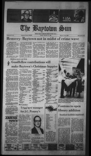 Primary view of object titled 'The Baytown Sun (Baytown, Tex.), Vol. 64, No. 38, Ed. 1 Sunday, December 15, 1985'.