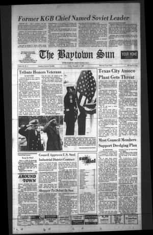 Primary view of object titled 'The Baytown Sun (Baytown, Tex.), Vol. 61, No. 6, Ed. 1 Friday, November 12, 1982'.