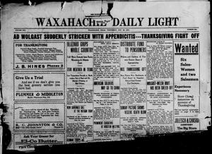 Waxahachie Daily Light (Waxahachie, Tex.), Vol. 19, No. 204, Ed. 1 Wednesday, November 29, 1911