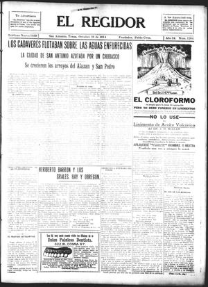 El Regidor (San Antonio, Tex.), Vol. 24, No. 1284, Ed. 1 Wednesday, October 28, 1914