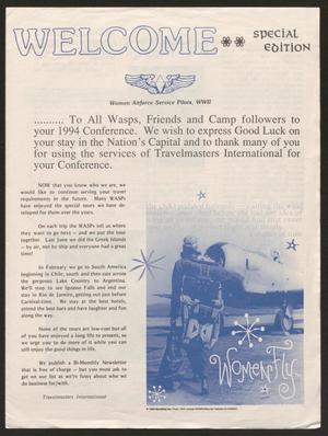 Travelmasters International Newsletter, Special Edition, 1994 #1