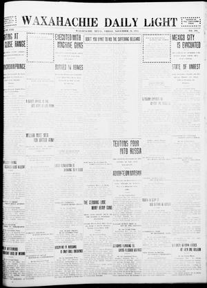 Waxahachie Daily Light (Waxahachie, Tex.), Vol. 22, No. 206, Ed. 1 Friday, November 20, 1914