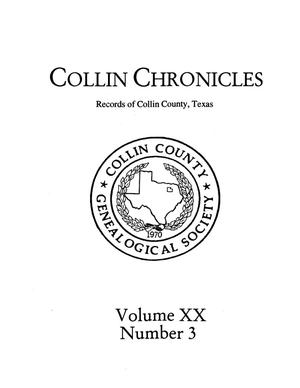 Primary view of object titled 'Collin Chronicles, Volume 20, Number 3, 1999/2000'.