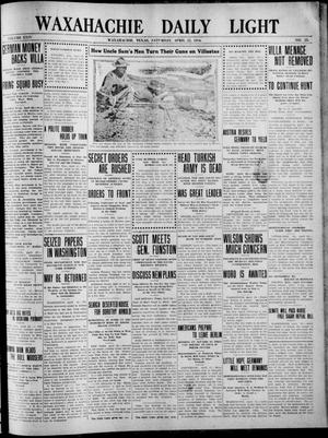 Waxahachie Daily Light (Waxahachie, Tex.), Vol. 24, No. 25, Ed. 1 Saturday, April 22, 1916