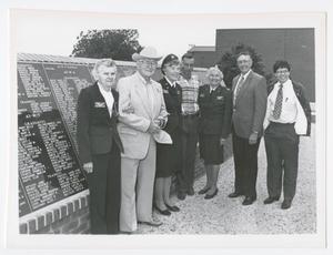 [Group with WASP Wall Memorial]
