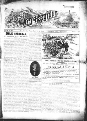 El Regidor (San Antonio, Tex.), Vol. 18, No. 801, Ed. 1 Thursday, May 18, 1905
