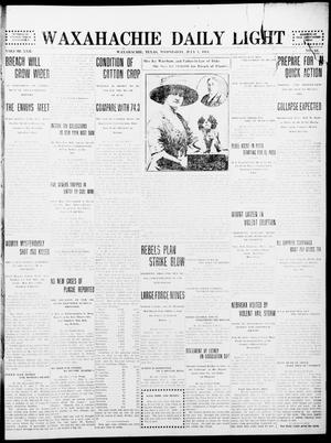 Waxahachie Daily Light (Waxahachie, Tex.), Vol. 22, No. 84, Ed. 1 Wednesday, July 1, 1914