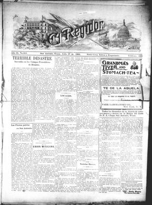 El Regidor (San Antonio, Tex.), Vol. 18, No. 811, Ed. 1 Thursday, July 27, 1905