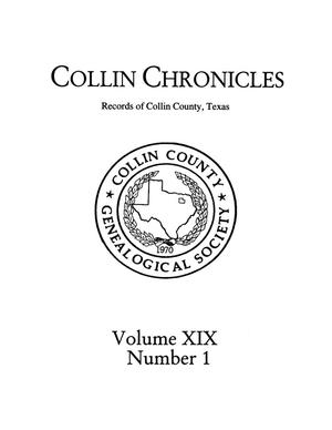 Primary view of object titled 'Collin Chronicles, Volume 19, Number 1, Fall 1998/99'.